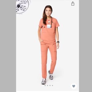 CORAL FIGS SCRUB SET ✨ LIMITED EDITION COLOR & TOP